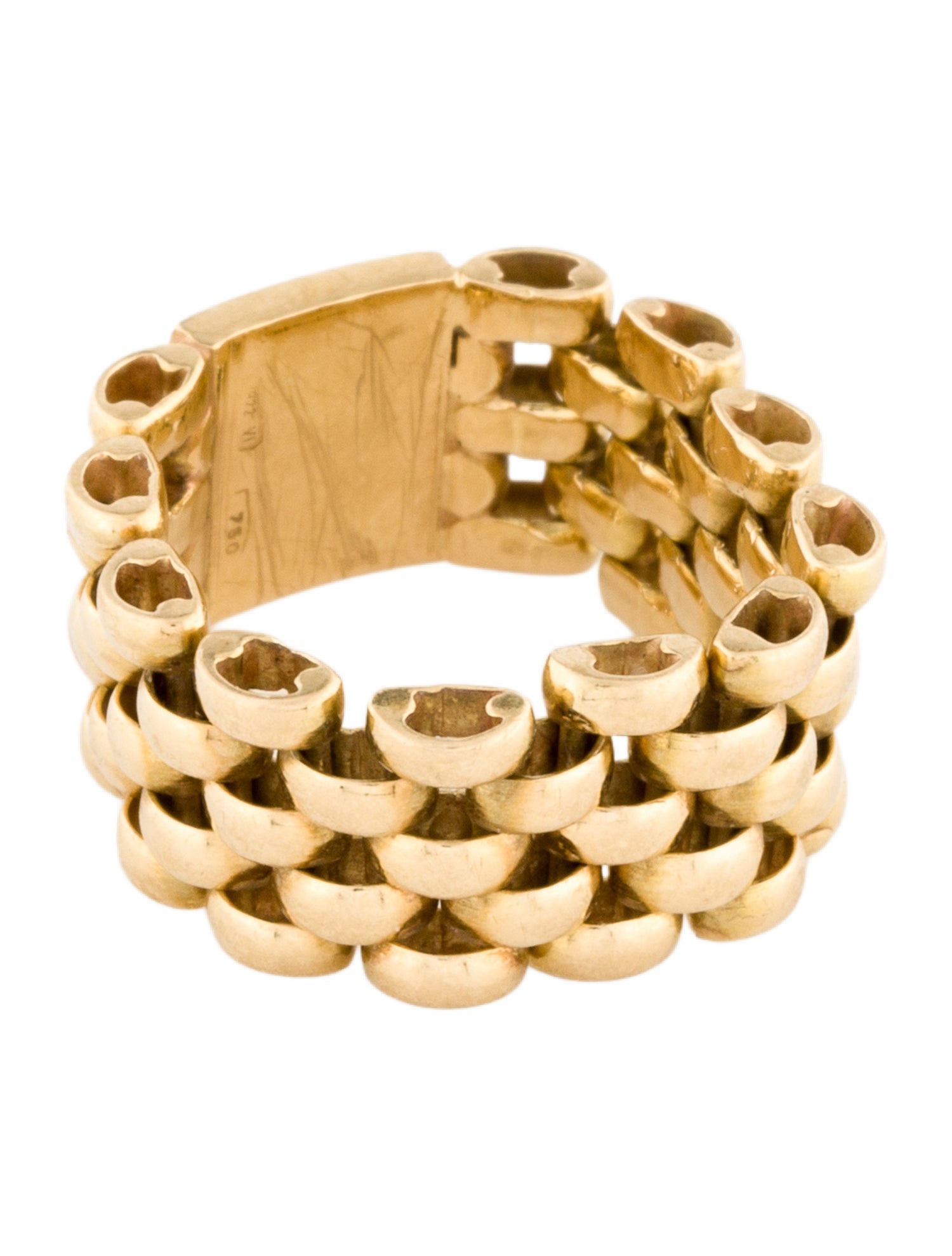 Ring 18K ID Link Band