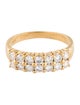 Ring 18K 1.26ctw Diamond Two-Row Band