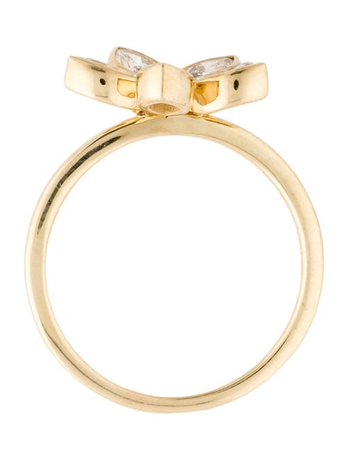 Ring 14K 1.22ct Diamond Flower Cocktail Ring