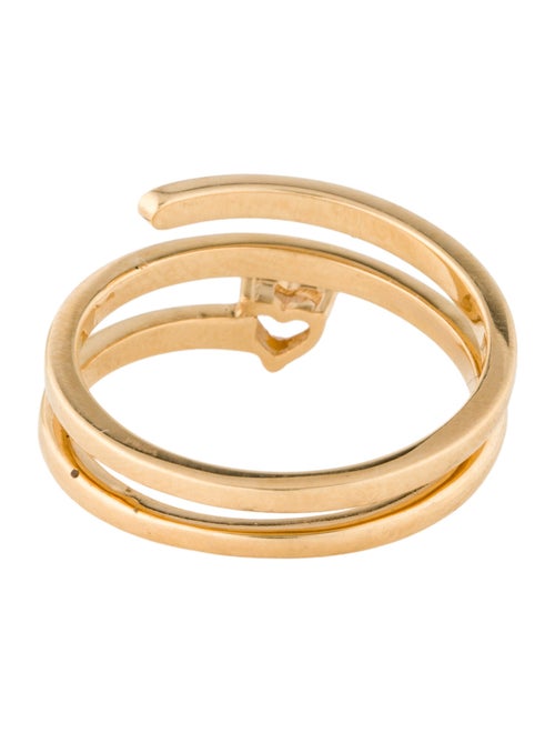 Ring 18K Diamond Three-Row Band