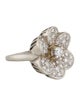 Ring 14K Diamond Flower Cocktail Ring
