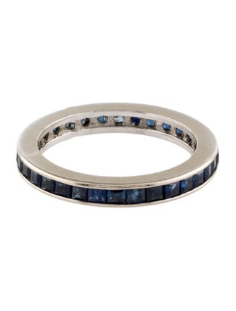 Ring 14K 1.15ctw Sapphire Eternity Band