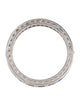 Ring Platinum Diamond & Sapphire Eternity Band