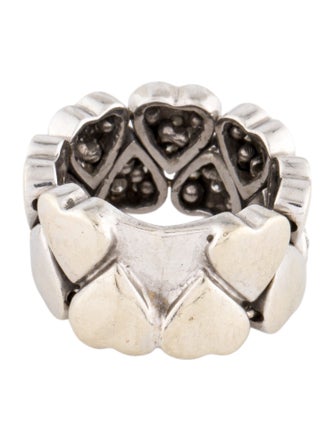 Ring 18K Diamond Hearts Ring