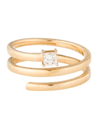 Ring 18K Diamond Three-Roll Band