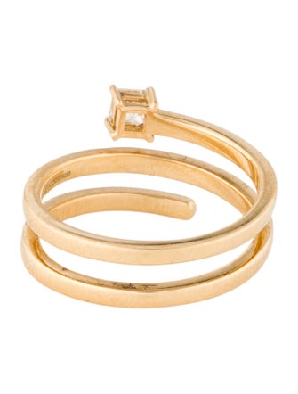 Ring 18K Diamond Three-Roll Band