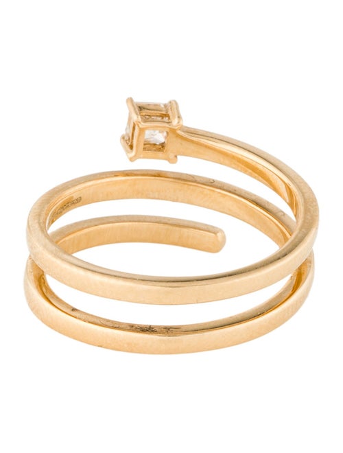 Ring 18K Diamond Three-Roll Band