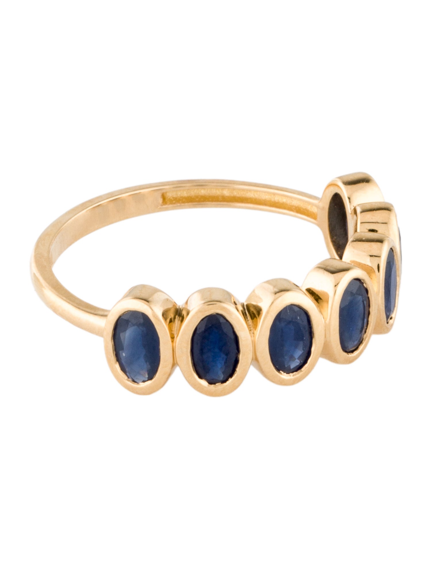 Ring 18K 1.68ctw Sapphire Band