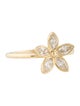Ring 14K Diamond Flower Cocktail Ring
