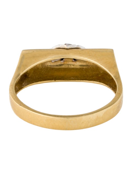 Ring 18K Diamond Folded Band Ring