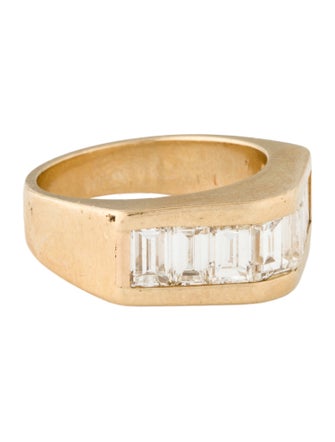 Ring 14K 1.55ctw Diamond Pyramid Band