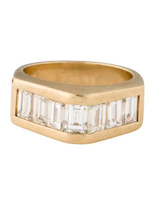 Ring 14K 1.55ctw Diamond Pyramid Band