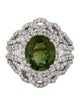 Ring 18K 2.15ct Tourmaline & Diamond Cocktail Ring