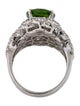 Ring 18K 2.15ct Tourmaline & Diamond Cocktail Ring