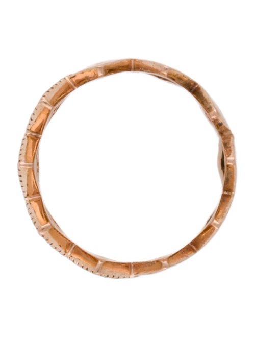 Ring 14K Diamond Pyramid Band