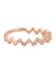 Ring 14K Diamond Zig Zag Band