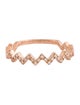 Ring 14K Diamond Zig Zag Band