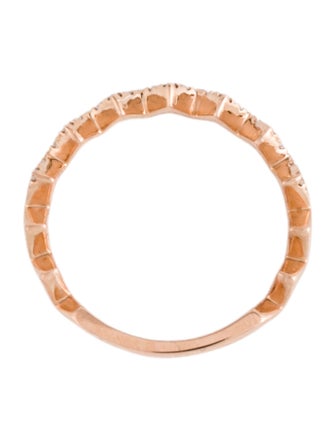 Ring 14K Diamond Zig Zag Band