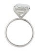Ring Platinum 10.11ct Lab-Grown Diamond Engagement Ring