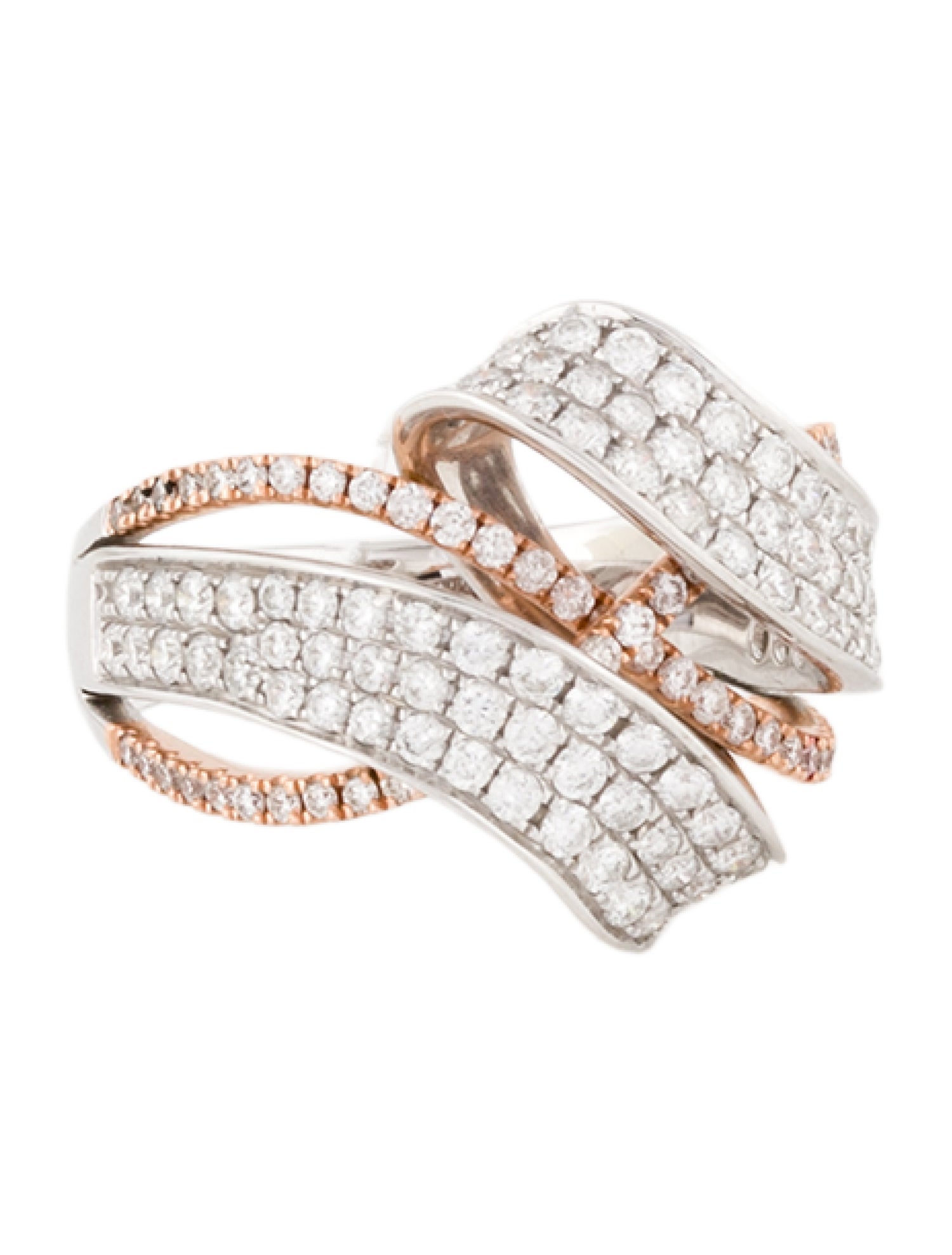 Ring 14K 1.16ctw. Diamond Cocktail