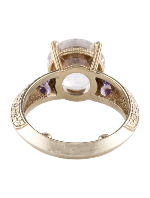 Ring 14K 5.15ct Sapphire Cocktail Ring