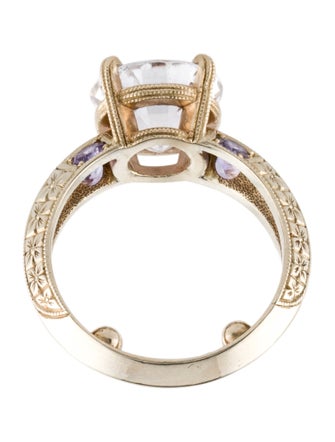 Ring 14K 5.15ct Sapphire Cocktail Ring