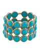 Ring 14K 8.58ctw Turquoise Wide Band Ring