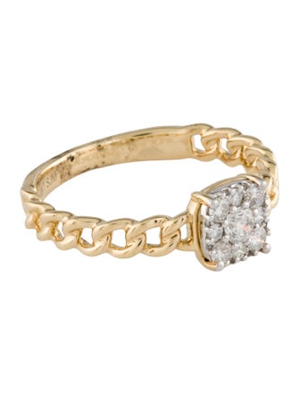Ring 14K Diamond Cocktail Ring
