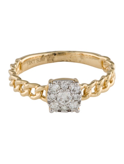 Ring 14K Diamond Cocktail Ring