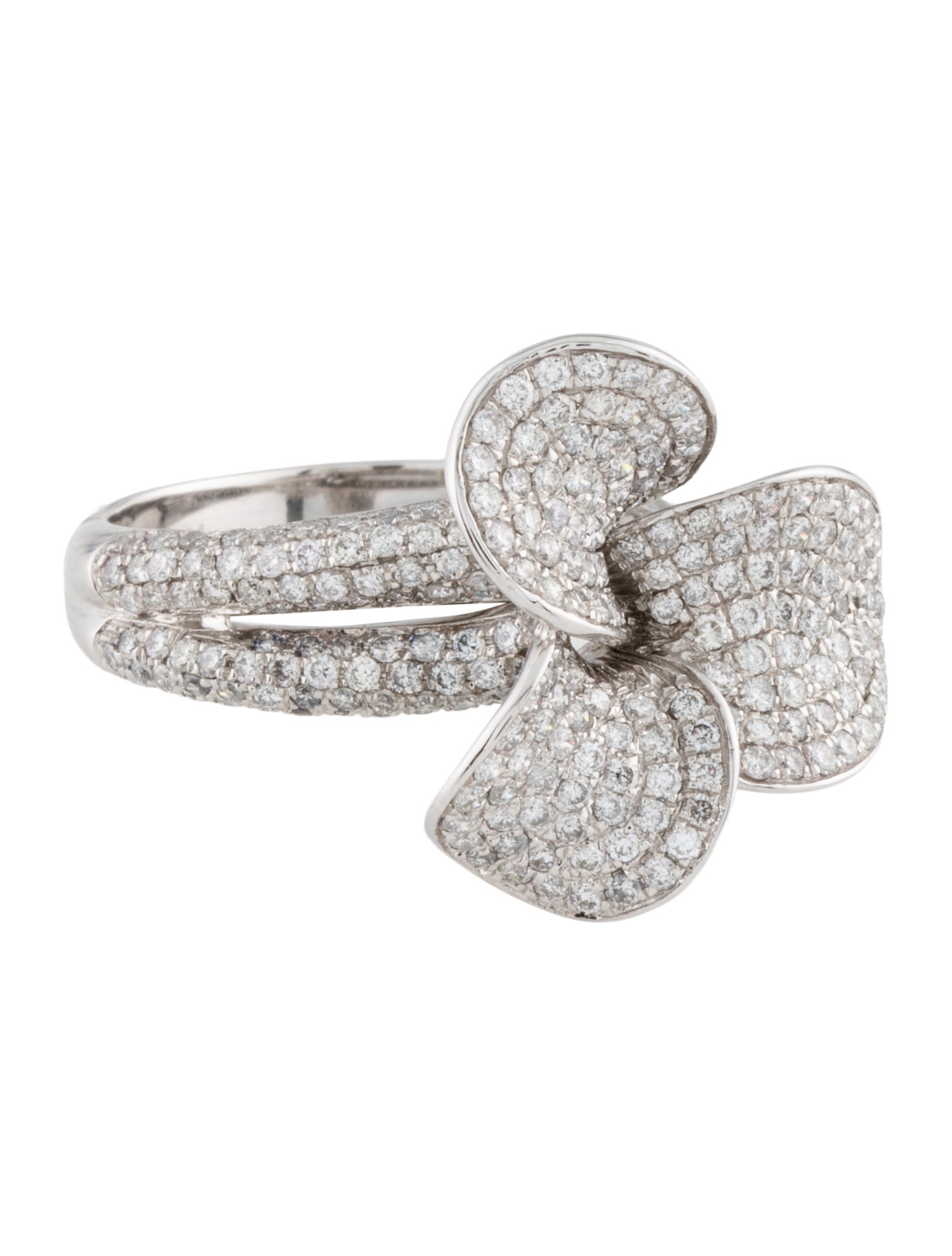Ring 14K 1.50ctw Diamond Floral