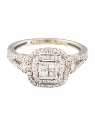 Ring 10K Diamond Cocktail Ring