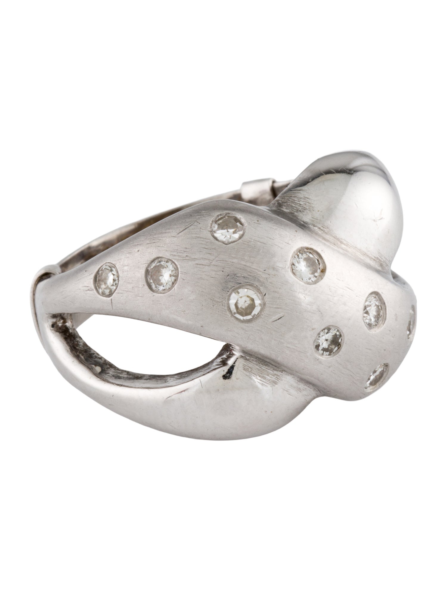 Ring 14K Diamond X Band