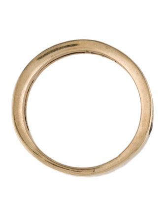 Ring 14K Sapphire Wavy Band