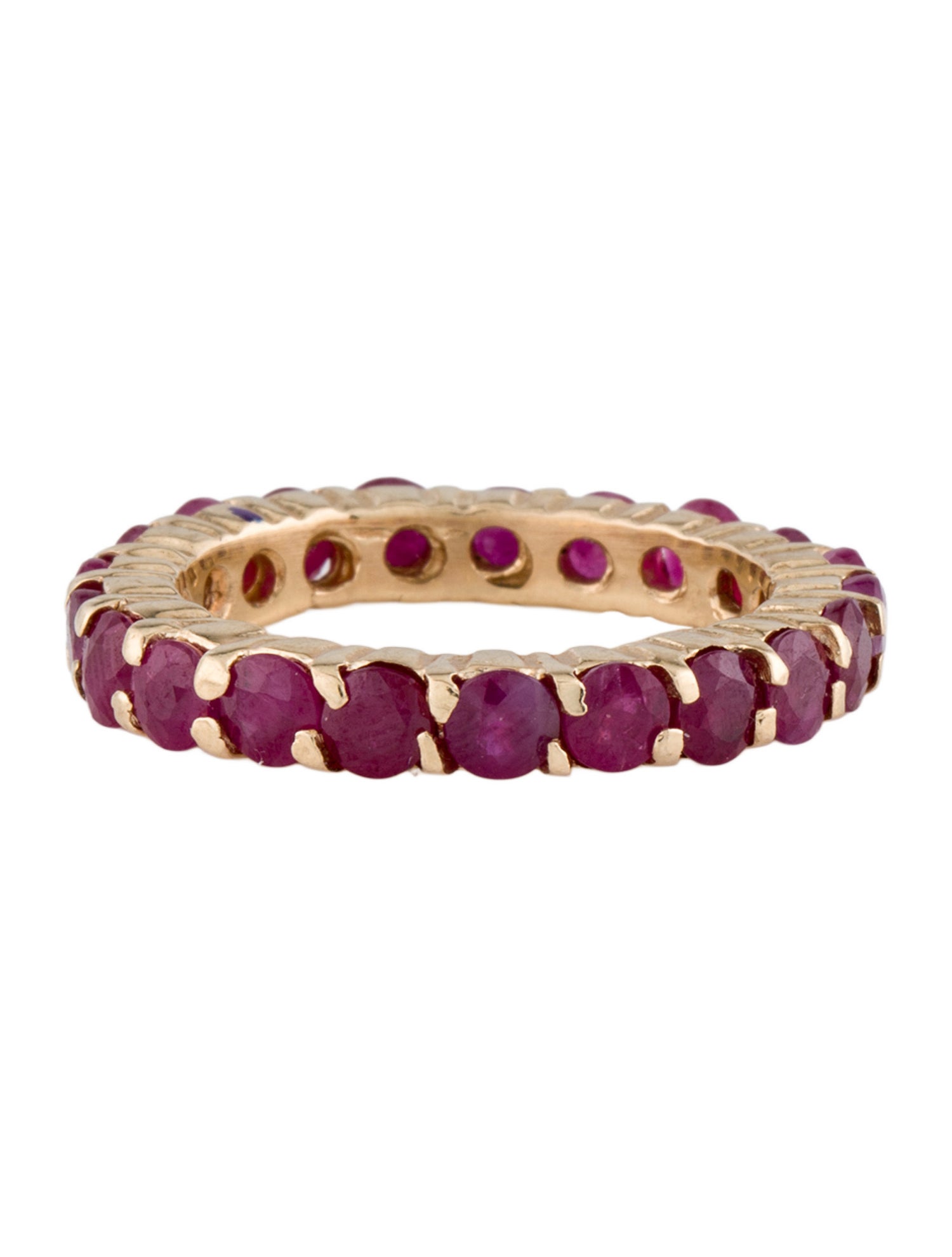 Ring 14K 3.33ctw Ruby Eternity Band