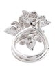Ring 18K 1.13ctw Flower Cocktail Ring