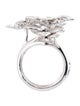 Ring 18K 1.13ctw Flower Cocktail Ring