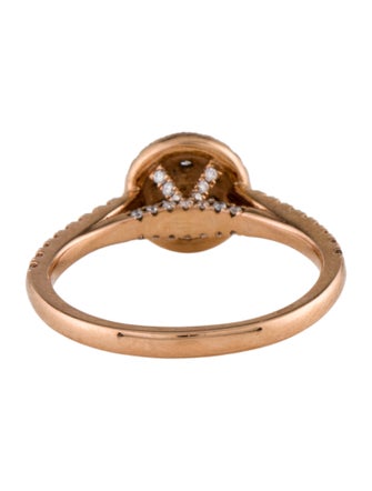 Ring 14K Diamond Cluster Cocktail Band