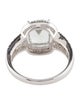 Ring 10K 1.93ct Prasiolite & Diamond Cocktail Ring