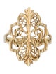 Ring 10K Openwork Cocktail Ring