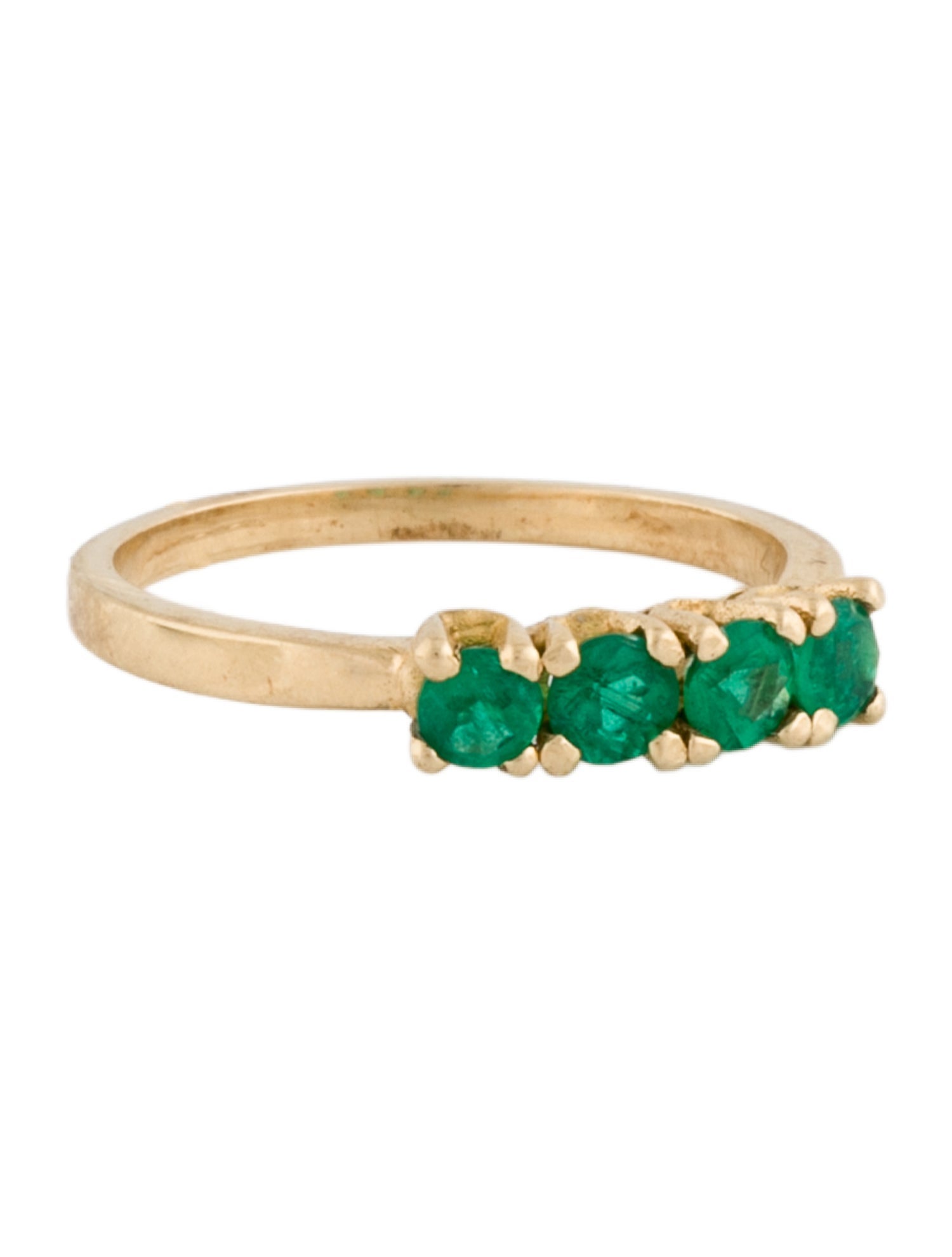 Ring 14K Emerald Stacking