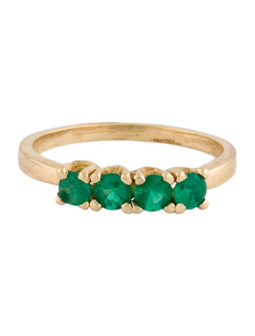 Ring 14K Emerald Stacking Ring