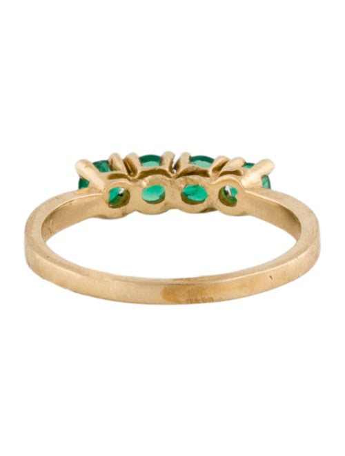 Ring 14K Emerald Stacking Ring