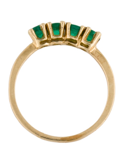 Ring 14K Emerald Stacking Ring