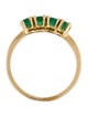 Ring 14K Emerald Stacking Ring