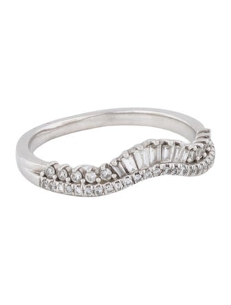 Ring 14K Diamond Contour Cocktail Ring