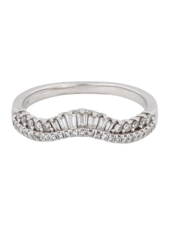 Ring 14K Diamond Contour Cocktail Ring