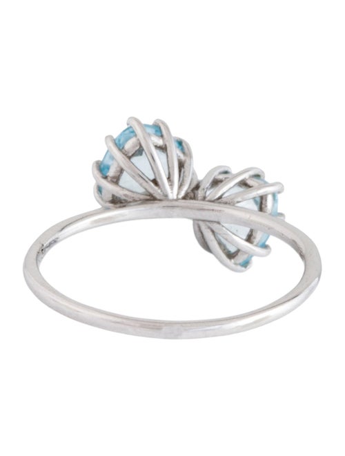 Ring 14K Topaz Toi et Moi Cocktail