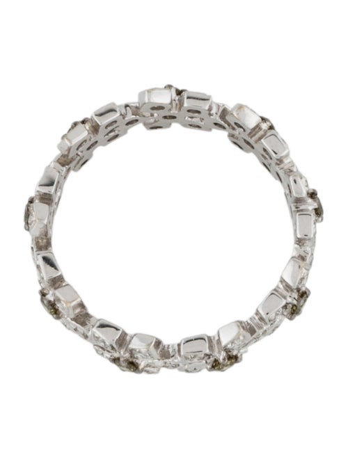 Ring 18K Diamond Flower Eternity Band