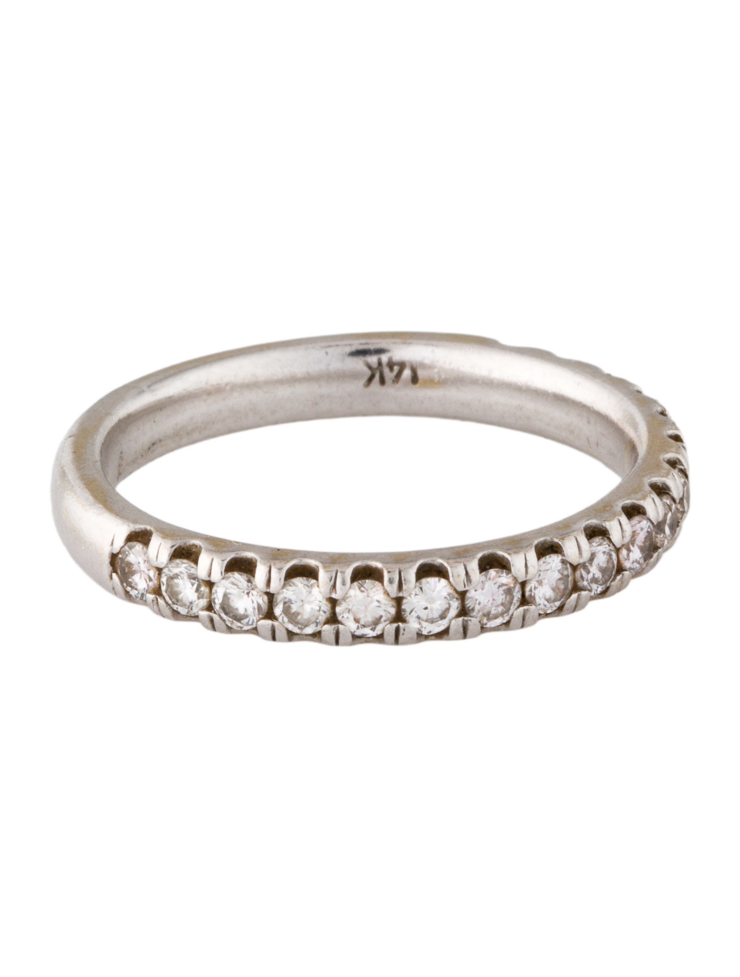 Ring 14K Diamond Pavé Band