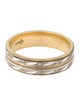 Ring Two-Tone Carved Accent Band